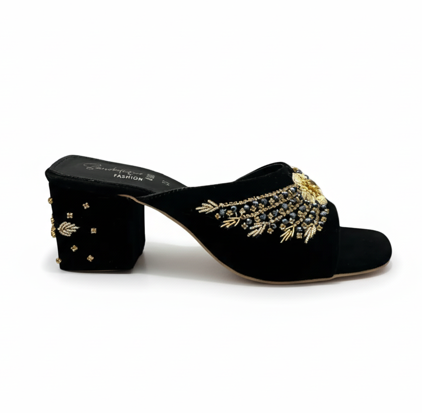 Sandalique MH10010BL2 Zarmina Square Heels