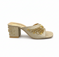 Sandalique MH10010GD2 Zarmina Square Heels