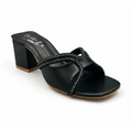 Sandalique MH1003BL Pearline Square Heel