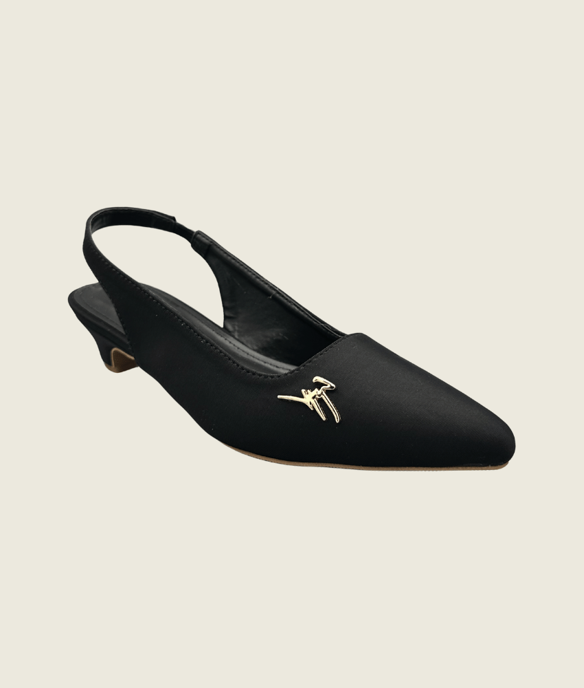 Signature Slingback Pointed  Low Heel - SM1002