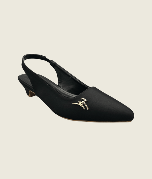 Signature Slingback Pointed  Low Heel - SM1002