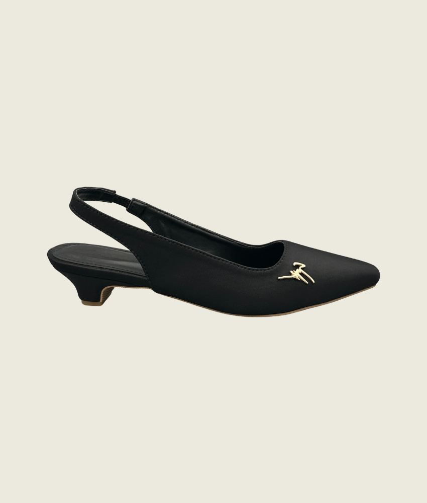 Signature Slingback Pointed  Low Heel - SM1002