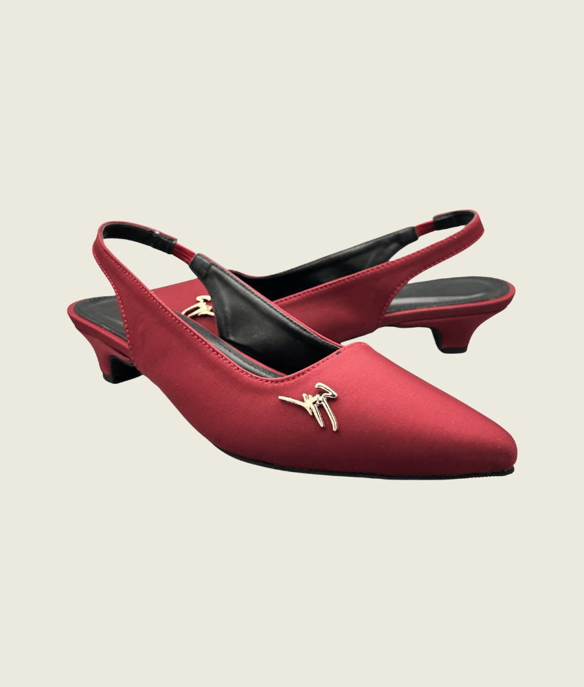 Signature Slingback Pointed  Low Heel - SM1002