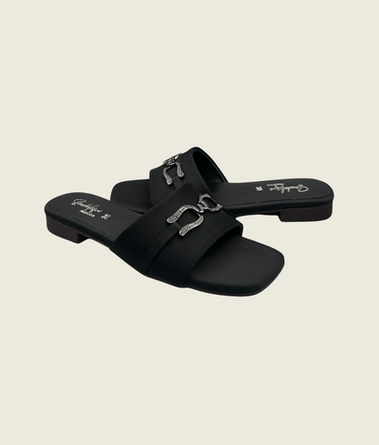 Urban Grace Buckle Flats - FT1003BL