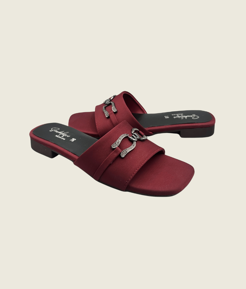 Urban Grace Buckle Flats - FT1003BL