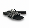 sandalique FT10019BL Five stripes flats.png