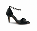 sandalique HH10028BL Chained Buckle Stiletto Heels